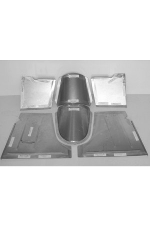 Direct Sheetmetal FD192 Floorboard for 1940-1947 Ford Truck with 2" Setback Firewall & Small Block