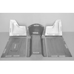 Direct Sheetmetal FD247 Floorboard for 1940-1947 Ford Truck with 4" Setback Firewall & Big Block