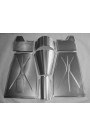 Direct Sheetmetal FD134 Front Floor Kit for 1935-1940 Ford Passenger Cars with Our 3" Recessed Firewall