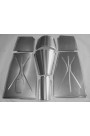 Direct Sheetmetal FD135 Front Floor Kit for 1935-1940 Ford Passenger Cars with Stock Firewall