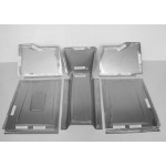 Direct Sheetmetal FD141 Front Floor Kit for Our 2" Recessed Firewall for 1941-1948 Ford Passenger Cars