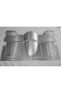 Direct Sheetmetal FD225 Front Floor Kit for 1953-1956 Ford Truck with Our 4" Recessed Firewall