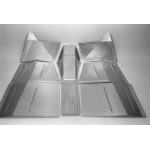 Direct Sheetmetal WK115 Front Floor Kit for 1937-1942 Willys Passenger Cars & Trucks with Our Recessed Firewall