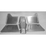 Direct Sheetmetal CV234 Front Floor Kit for 1937-1939 Chevy Passenger Car with Our 4" Recessed Firewall