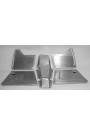 Direct Sheetmetal CV234 Front Floor Kit for 1937-1939 Chevy Passenger Car with Our 4" Recessed Firewall
