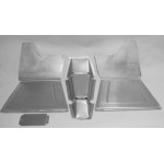 Direct Sheetmetal CV238 Front Floor Kit for 1940 Chevy Passenger Cars with Our 4" Recessed Firewall