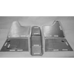 Direct Sheetmetal CV242 Front Floor Kit for 1941-1948 Chevy Passenger Car with Our 4" Recessed Firewall