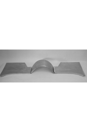 Direct Sheetmetal CV250 Toe Boards & Transmission Tunnel for 1955-1957 Chevy Passenger Cars with Our Recessed Firewall