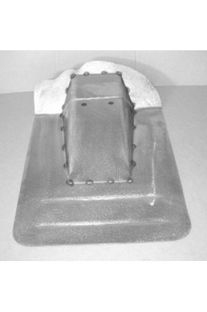 Direct Sheetmetal CV283 Transmission Cover for 1955(Second Series)-1959 Chevy & GMC Trucks with Stock Floor