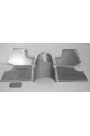 Direct Sheetmetal CVO267 Front Floor Kit for 1951-1954 Chevy & Oldsmobile Passenger Cars with Our Recessed Firewall